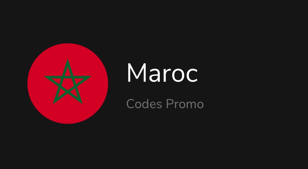 maroc codes promo