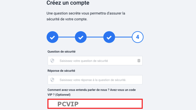 Pinnacle code d'inscription